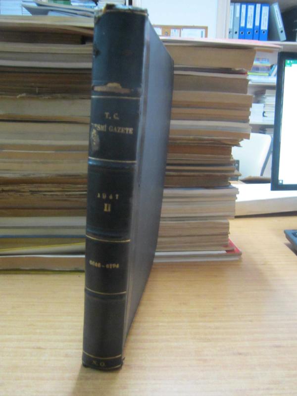 TC Resmi Gazete - 1 Temmuz 1947 Sayı 6646 - 6794 - Ciltli