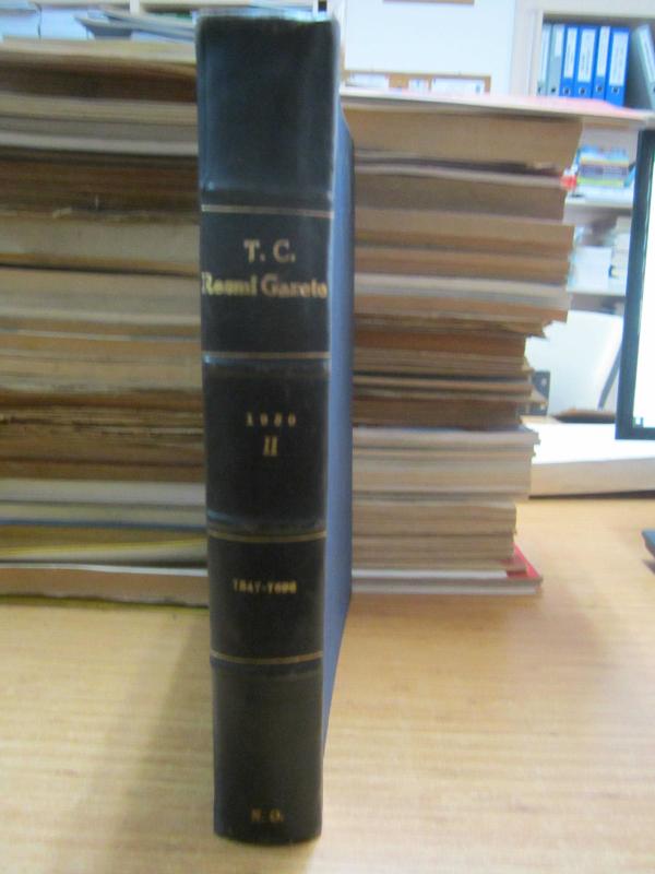 TC Resmi Gazete - 1 Temmuz 1950 Sayı 7547 - 7696 - Ciltli