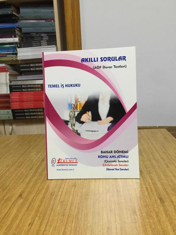 Temel İnfaz Hukuku Bilgisi Akıllı Sorular AÖF Duvar Testleri / İlkumut Açıköğretim Yayınları