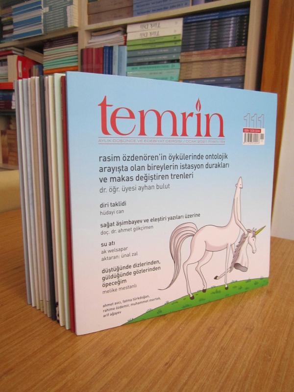 TEMRİN Aylık Düşünce ve Edebiyat Dergisi - 2021 Yılı TÜM SAYILAR TAKIM (Sayılar: 111-122 ve Arası)