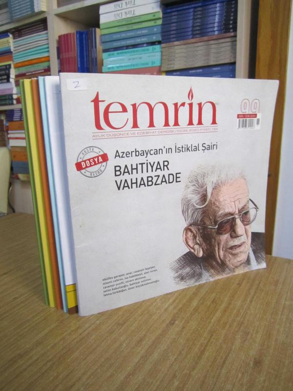 Temrin Dergisi - 2020 Yılı 8 Sayı TAKIM (Sayılar: 99-100-101-102-103-104-108-110)
