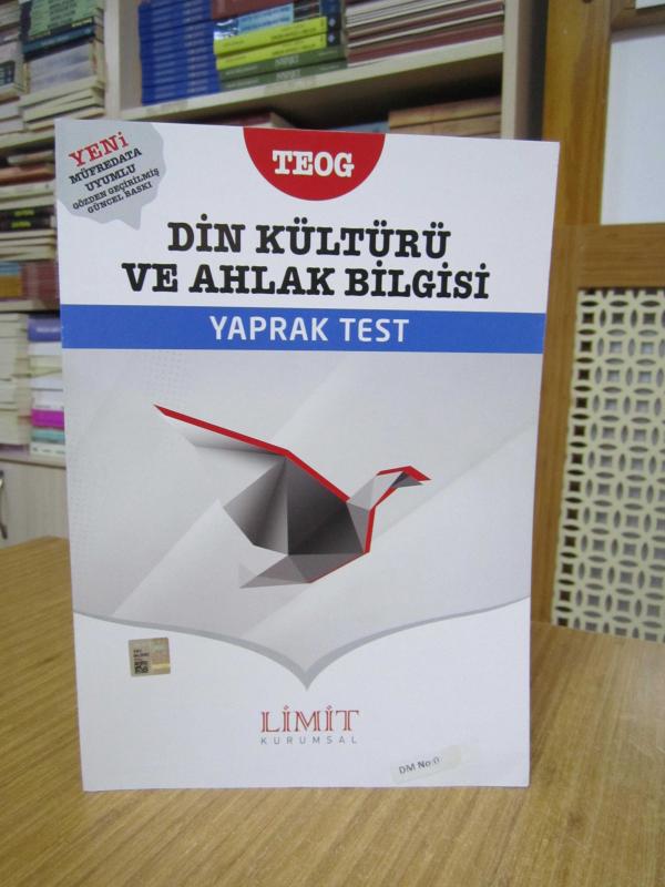 TEOG Din Kültürü ve Ahlak Bilgisi Yaprak Test (12 Soruluk 40 Test)