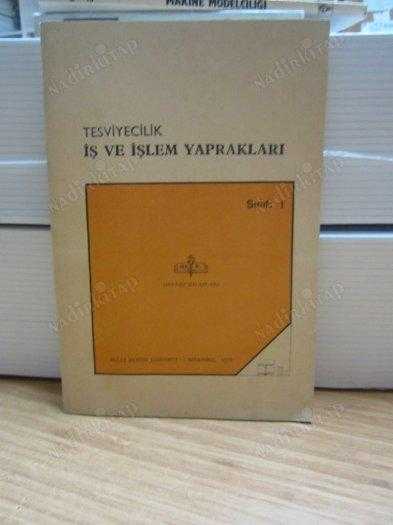 Tesviyecilik İş ve İşlem Yaprakları Sınıf 1