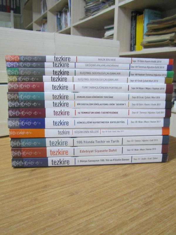 Tezkire Dergisi - 11 Farklı Sayı TAKIM (2015-2019) - Sayılar: 51-52-53-59-60-61-62-64-68-69-70