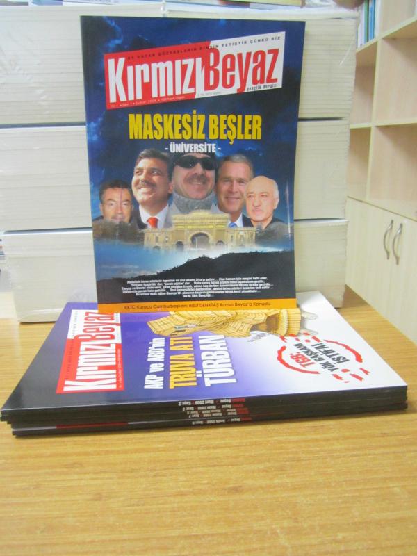 TGB KIRMIZI BEYAZ Gençlik Dergisi - 2008 Yılında 6 Sayı TAKIM (Sayılar: 1-2-3-4-7-8)