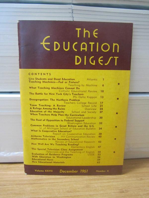 The Education Digest - Vol XXVII  No 4- December 1961