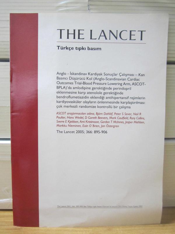 The Lancet 2005; 366: 895-906 Türkçe Tıpkı basım [ Anglo - İskandinav Kardiyak Sonuçlar Çalışması - Kan Basıncı Düşürücü Kol ]