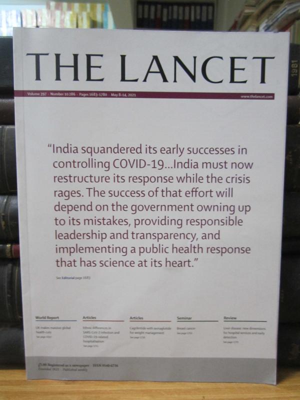 The Lancet London - Vol 397 No 10286 - 8-14 MAY 2021