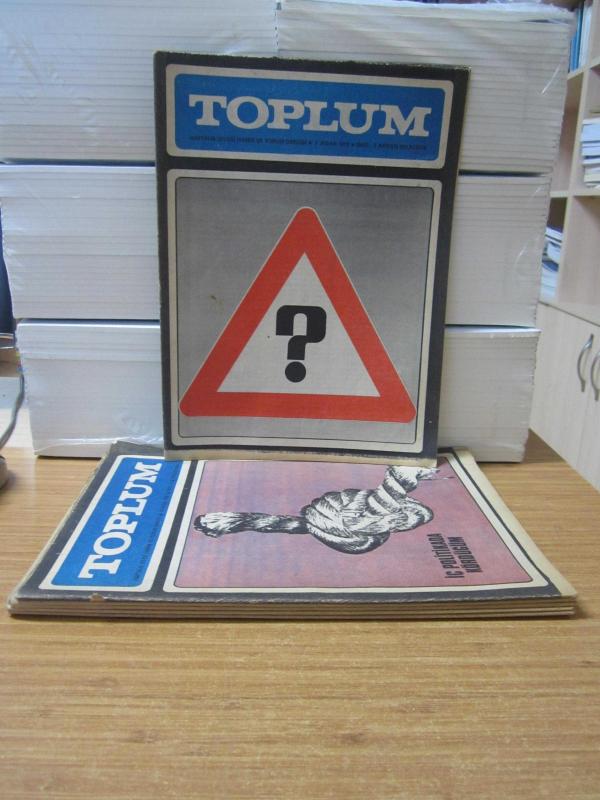 TOPLUM Haftalık Siyasi Haber ve Yorum Dergisi - İLK 6 SAYI TAKIM (Nisan-Mayıs 1972) - Kurucusu: Turhan Eker - Sahibi: Coşkun Fermen
