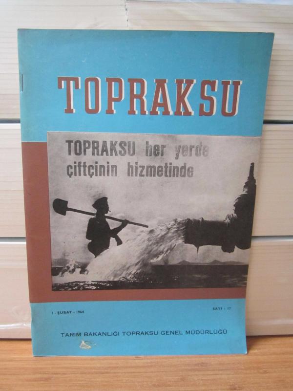 TOPRAKSU Bülteni - Yıl 1982 - Sayı 37-38 - Köyişleri ve Kooperatifler Bakanlığı Topraksu Genel Müdürlüğü