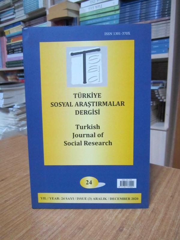 TSAD Türkiye Sosyal Araştırmalar Dergisi - Sayı 3 - Aralık 2020 - Akademisyenler Birliği