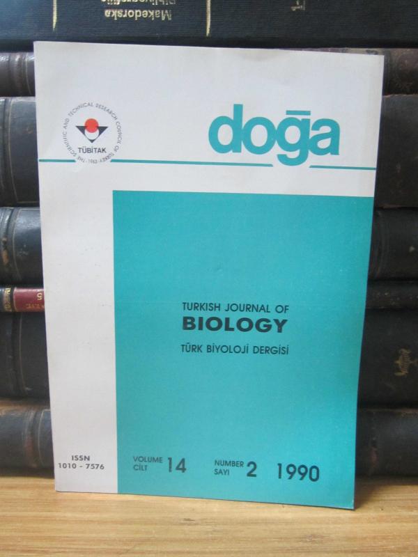 TÜBİTAK - Doğa Bilim Dergisi - Türk Biyoloji Dergisi - Cilt 14 Sayı 2 - 1990
