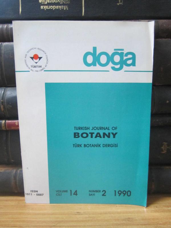 TÜBİTAK - Doğa Bilim Dergisi - Türk Botanik Dergisi - Cilt 14 Sayı 2 - 1990