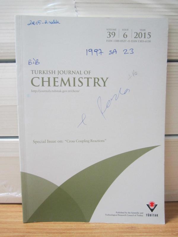 TÜBİTAK - Turkish Journal of Chemistry 2015 Volume 39 Issue 6