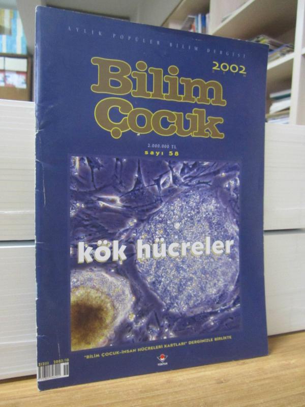TÜBİTAK Bilim Çocuk Dergisi - Ekim 2002 - Sayı 58