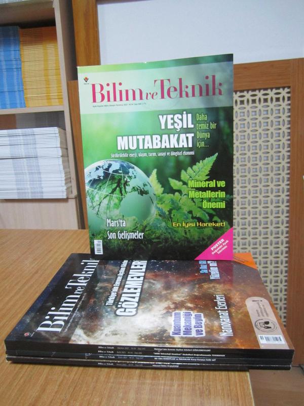TÜBİTAK Bilim ve Teknik Dergisi - 2021 Yılı 10 Sayı TAKIM (Sayılar: 638-641-642-643-644-645-646-647-648-649) / EKLERİ YOK