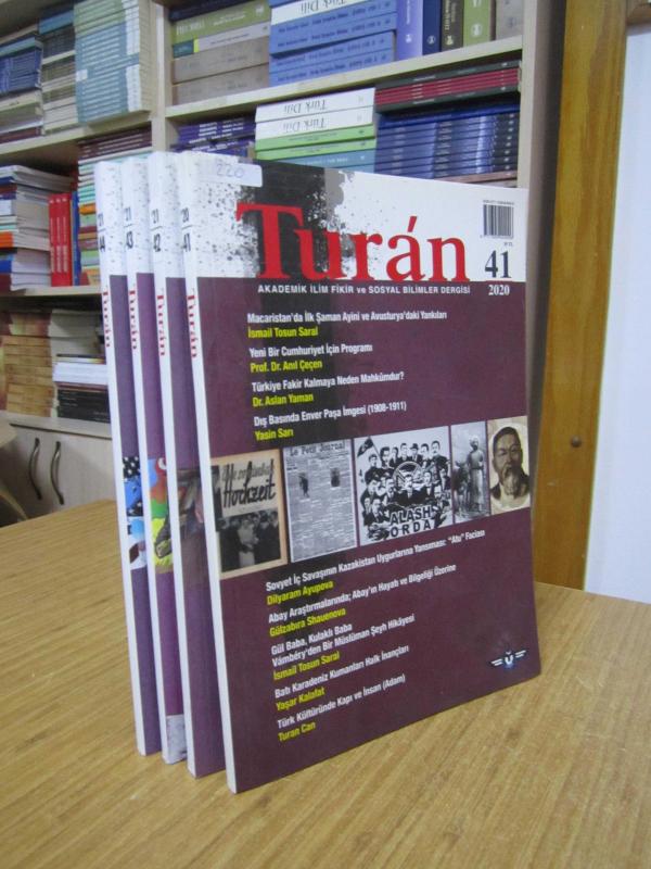 TURAN Akademik İlim Fikir ve Sosyal Bilimler Dergisi - 4 SAYI TAKIM (Sayılar: 41-42-43-44)