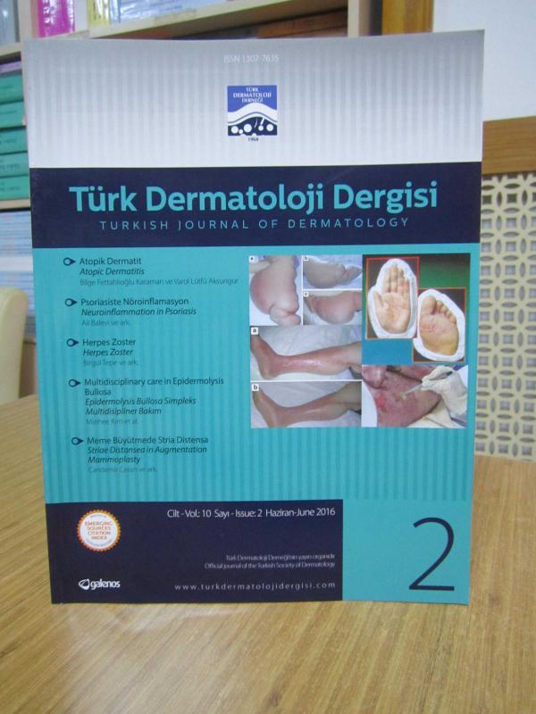 Türk Dermatoloji Dergisi - Cilt 10 Sayı 2 - Haziran 2016