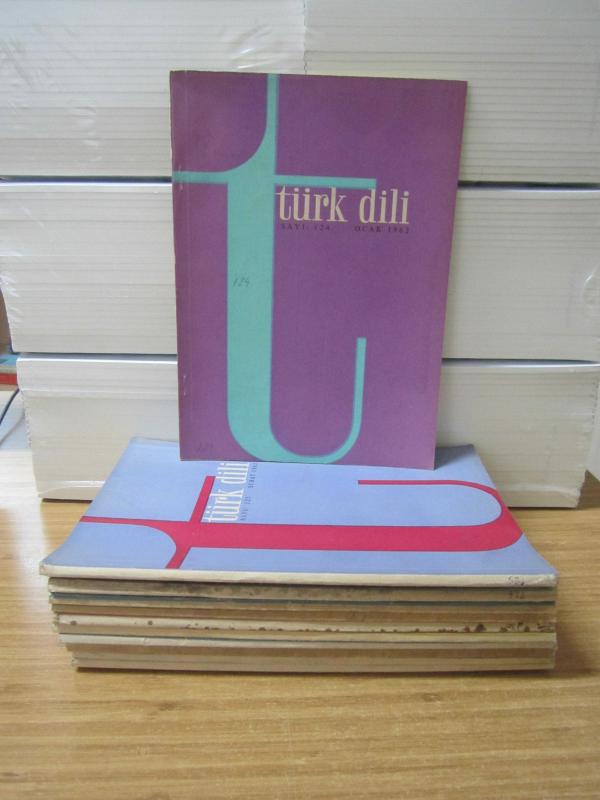 Türk Dili Dergisi - 1962 Yılı 11 Farklı Sayı TAKIM (Sayılar: 124-125-126-128-129-130-131-132-133-134)