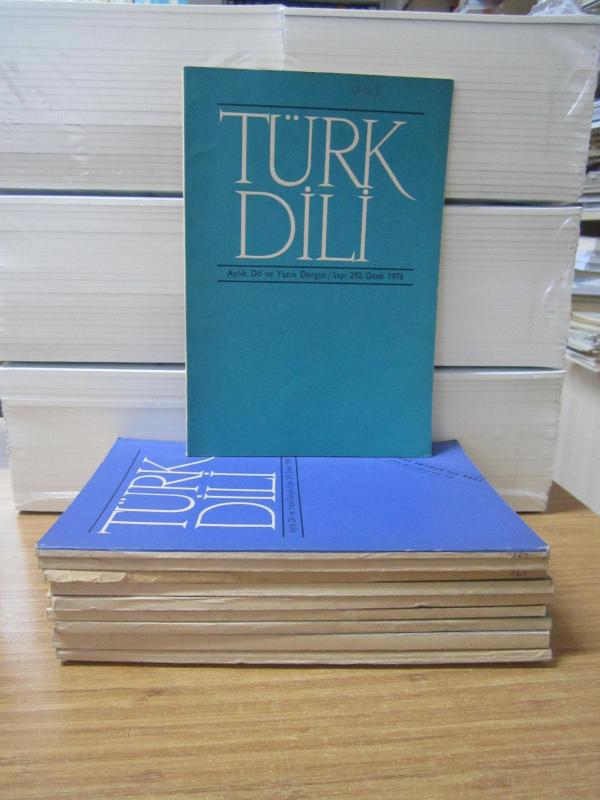 Türk Dili Dergisi - 1976 Yılı 10 Farklı Sayı TAKIM (Sayılar: 292-293-294-295-296-297-300-301-302-303)