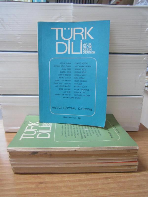 Türk Dili Dergisi - 1977 Yılı 9 Farklı Sayı TAKIM (Sayılar: 304-306-307-308-310-311-312-313-315)