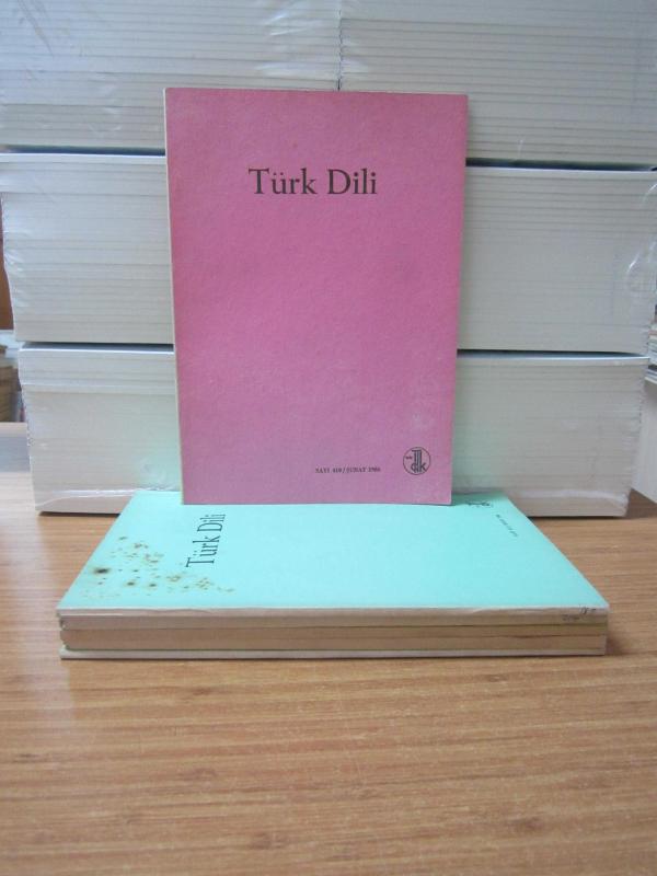 Türk Dili Dergisi - 1986 Yılı 6 Farklı Sayı TAKIM (Sayılar: 410-411-412-413-414-418)