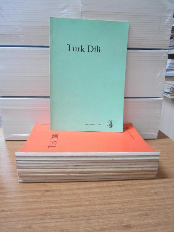Türk Dili Dergisi - 1987 Yılı 12 Farklı Sayı TAKIM (Sayılar: 421-422-423-424-425-426-427-428-429-430-431-432)