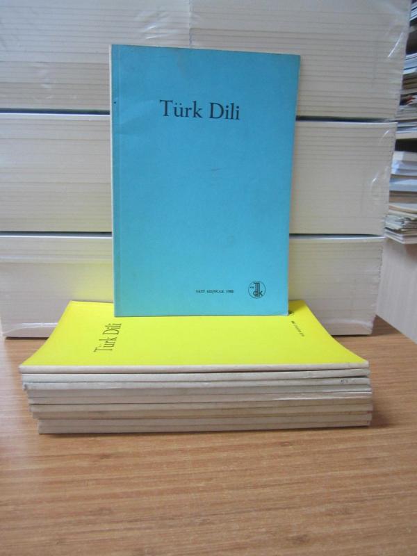 Türk Dili Dergisi - 1988 Yılı 11 Farklı Sayı TAKIM (Sayılar: 433-434-435-436-437-438-439-440-441-442-443)