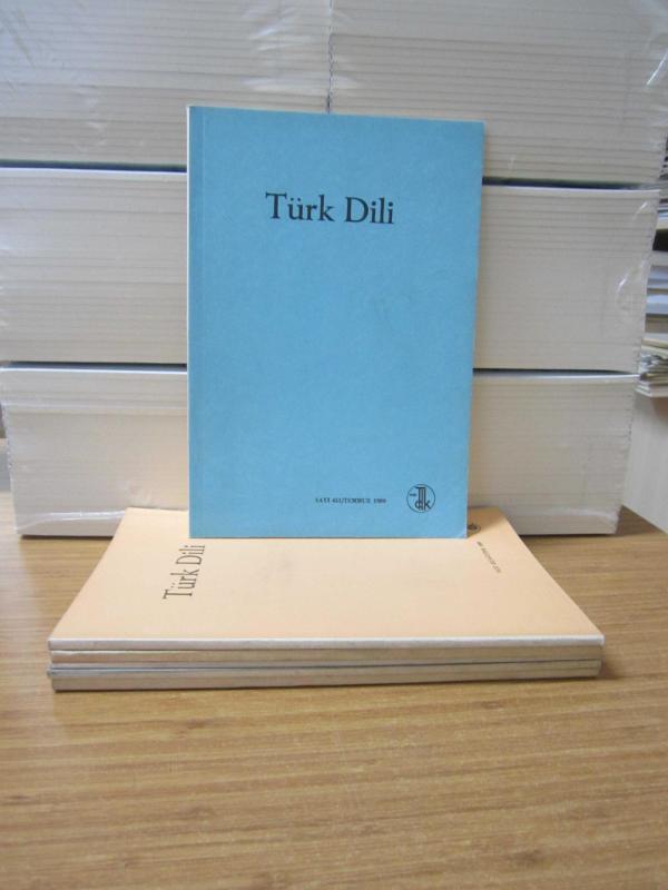 Türk Dili Dergisi - 1989 Yılı 6 Farklı Sayı TAKIM (Sayılar: 451-452-453-454-455-456)
