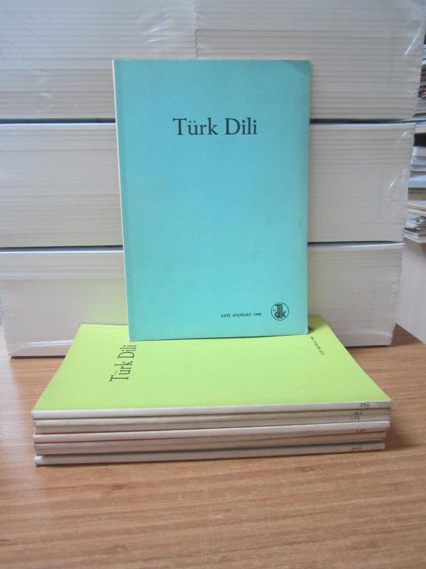 Türk Dili Dergisi - 1990 Yılı 9 Farklı Sayı TAKIM (Sayılar: 459-460-461-462-463-464-465-466-468)