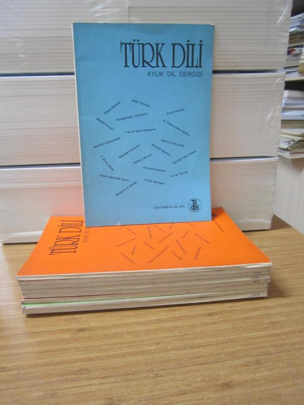 Türk Dili Dergisi - 1991 Yılı 9 Farklı Sayı TAKIM (Sayılar: 469-470-471-472-473-474-476-477-478)