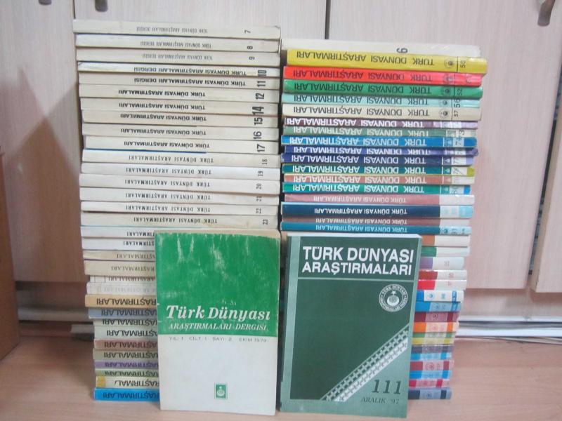 Türk Dünyası Araştırmaları Dergisi - 2-111 ve Arasındaki Sayılar Toplam 69 Farklı Sayı TAKIM 1979-1997 (Aradaki Eksik Sayılar Açıklamada)