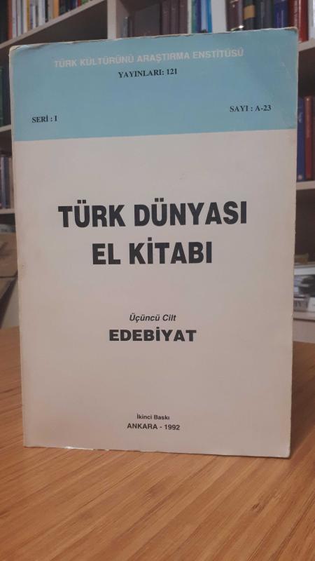 Türk Dünyası El Kitabı 3.Cilt