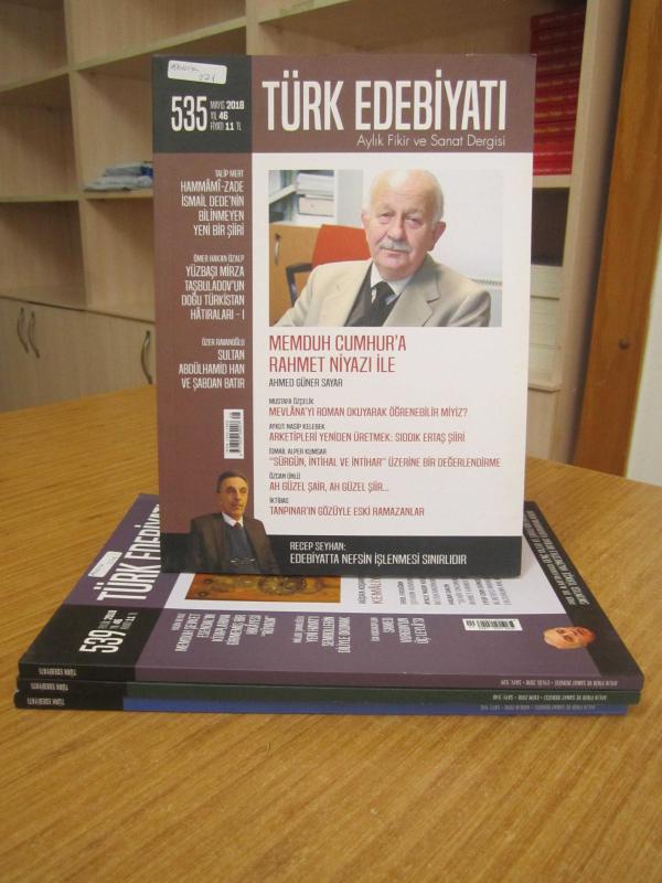 Türk Edebiyatı Aylık Fikir ve Sanat Dergisi - 2018 Yılı 4 Sayı TAKIM (Sayılar: 535-539-540-542)