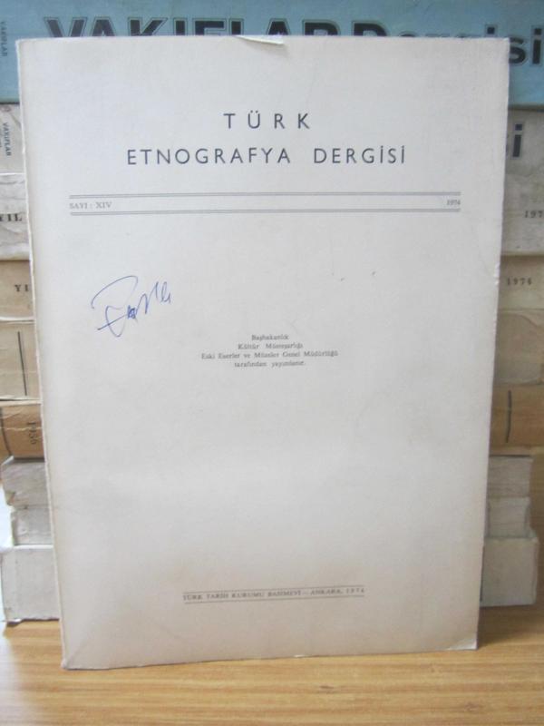 Türk Etnografya Dergisi - Sayı XIV - 1974
