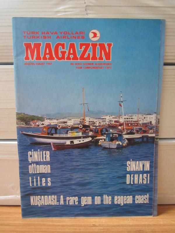 Türk Hava Yolları Magazin - Yıl 4 Sayı 52 - Ağustos 1987 / Turkish Airlines Magazine - Year 4 Number 52 - August 1987