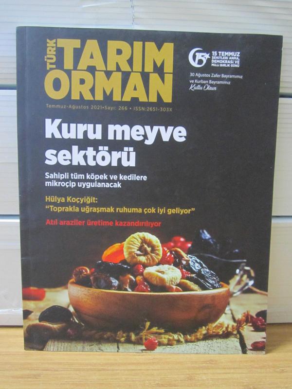 Türk Tarım Orman Dergisi - Sayı 266 - Temmuz Ağustos 2021