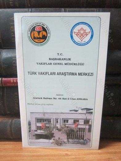 TÜRK VAKIFLARI ARAŞTIRMA MERKEZİ KİTAPÇIK - BROŞÜR