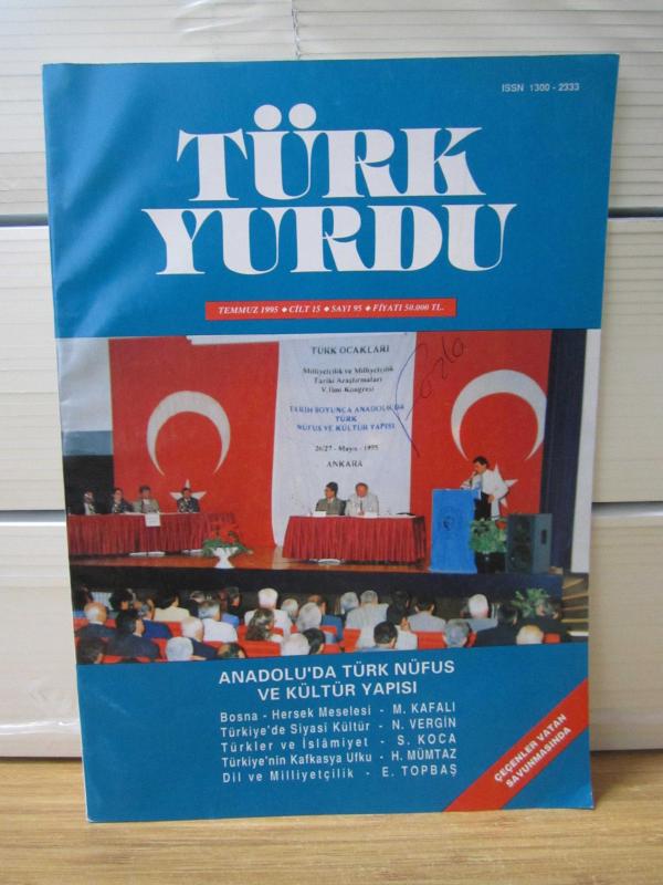 TÜRK YURDU Dergisi - 2001-2003 Yılları Arası 6 Sayı TAKIM (Sayılar: 167-169-182-186-191-196)