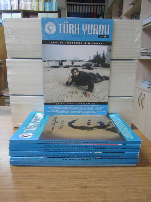 TÜRK YURDU Dergisi - 2009 Yılı 9 Sayı TAKIM (Sayılar: 257-259-261-262-264-265-266-267-268)