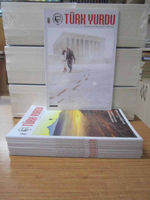 TÜRK YURDU Dergisi - 2017 Yılı 9 Farklı Sayı TAKIM (Sayılar: 353-354-355-356-359-361-362-363-364)