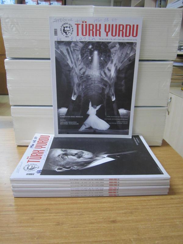 TÜRK YURDU Dergisi - 2018 Yılı 10 Farklı Sayı TAKIM (Sayılar: 365-366-367-368-371-372-373-374-375-376)