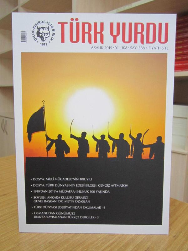 TÜRK YURDU Dergisi - Sayı 388 - Aralık 2019