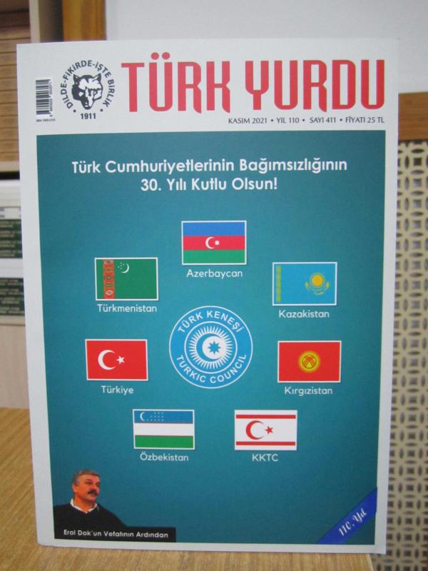 TÜRK YURDU Dergisi - Sayı 411 - Kasım 2021