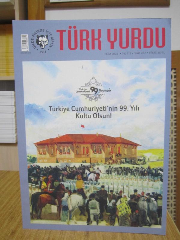 TÜRK YURDU Dergisi - Sayı 422 - Ekim 2022