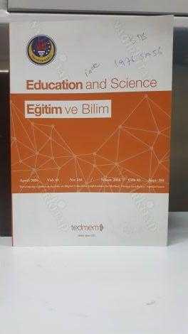 Turkish Education Association Education and Science - Vol 41 No 184 - April 2016