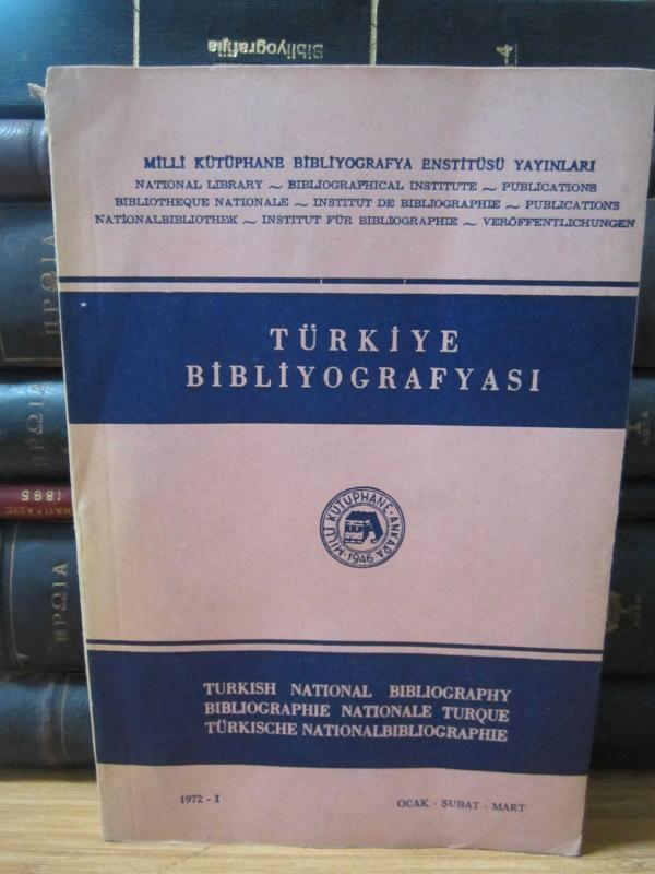 Türkiye Bibliyografyası - I - 1972
