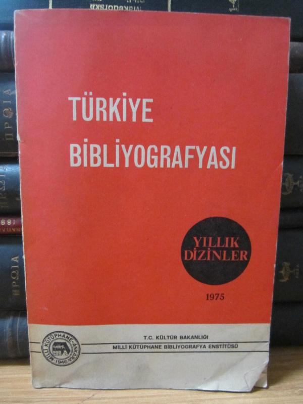 Türkiye Bibliyografyası - Yıllık Dizinler