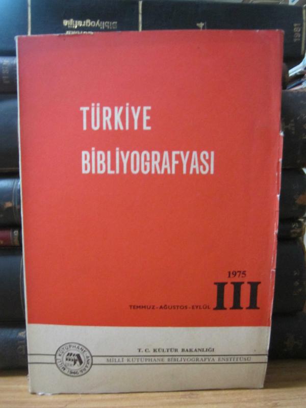 Türkiye Bibliyografyası III - 1975