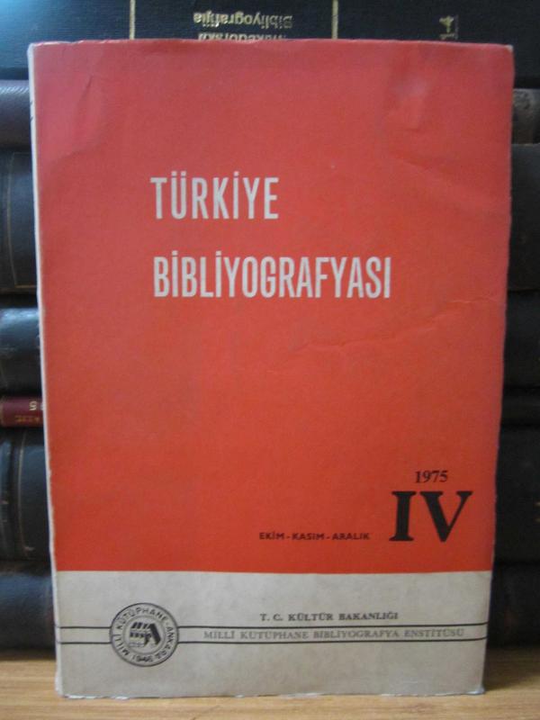 Türkiye Bibliyografyası IV - 1975